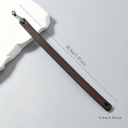 Leather Simple S Hook Bracelet