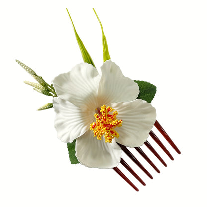 New Style Artificial Flower Long Hair Comb Hair Accessory