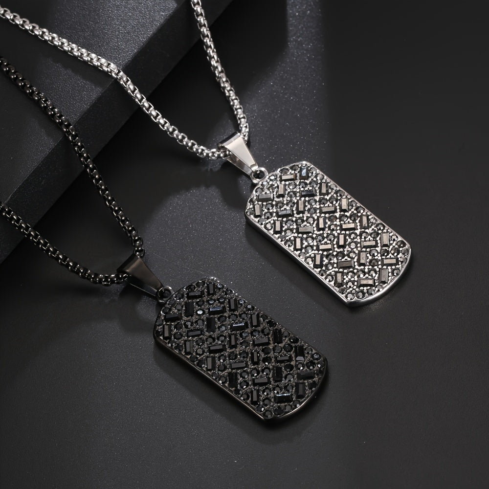 Luxury Black Stainless Steel Necklace