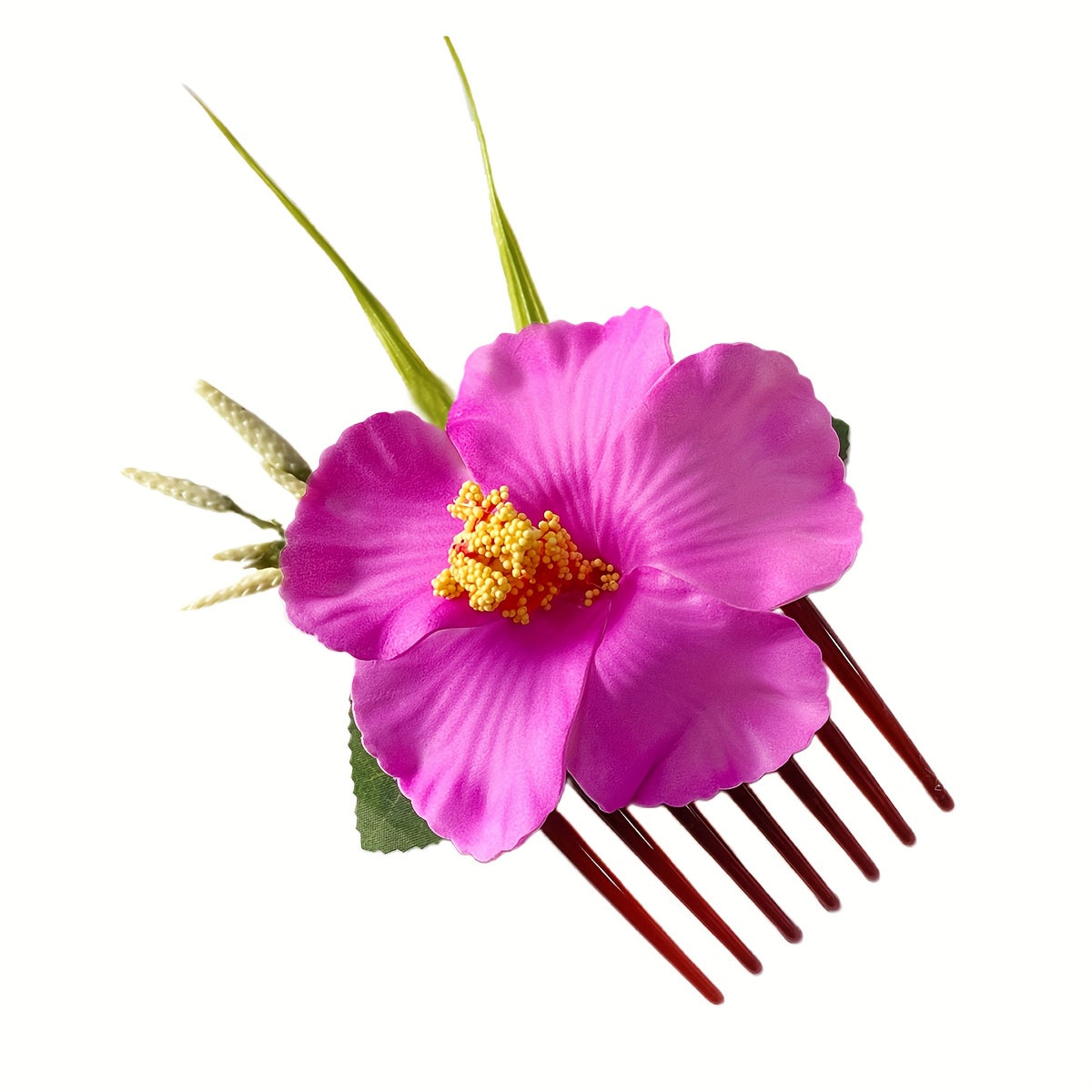 New Style Artificial Flower Long Hair Comb Hair Accessory