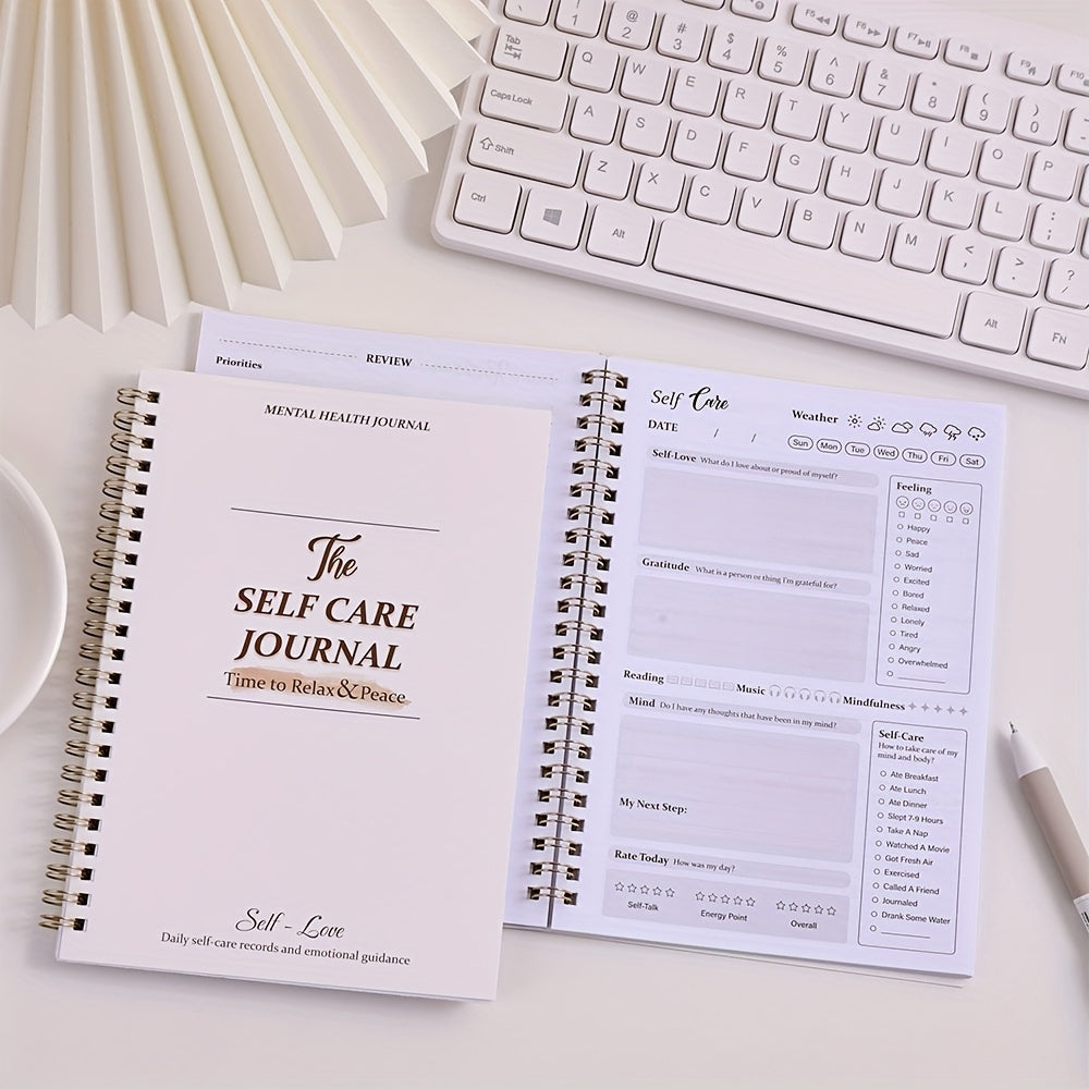 Undated Daily Self Care Journal 100 Pages Record Five Minutes A Day For More Affirmation Reflection Optimism Positivity Happiness Guide Daily Planner For Students Teachers Friends Holiday Gifts