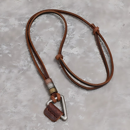 Leather Cowhide Necklace