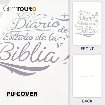 GRANROUTO Spanish Bible Study Journal - S.O.A.P Method Devotional Planner for Adults - Daily Scripture Notes & Prayer Reflections