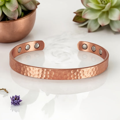 2pcs Pure Copper Bracelet and Ring Set