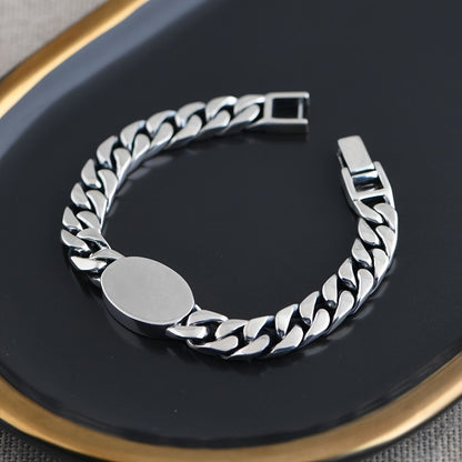 Vintage Twisted Tank Chain Simple Cuban Chain