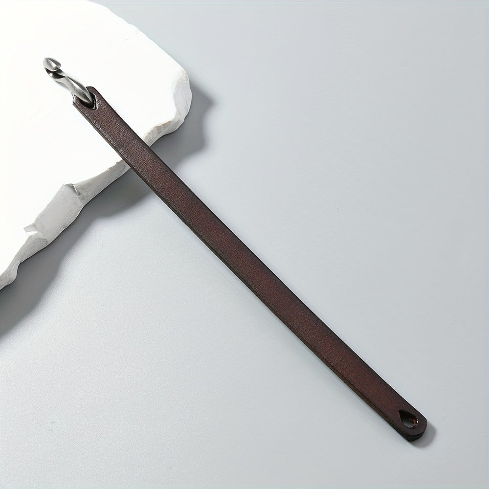 Leather Simple S Hook Bracelet