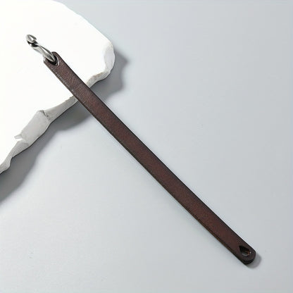 Leather Simple S Hook Bracelet