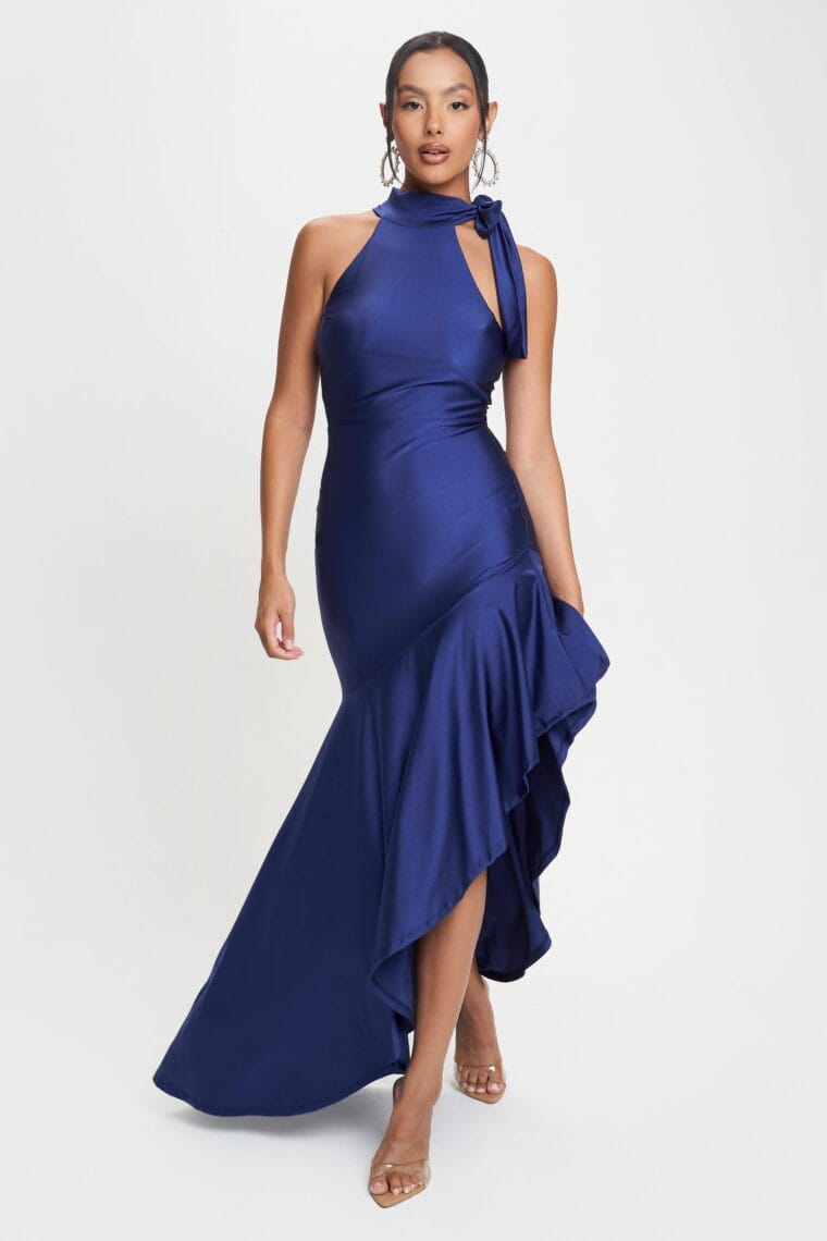 WHEN IN ROME ROMANTIC BOW MIDI DRESS