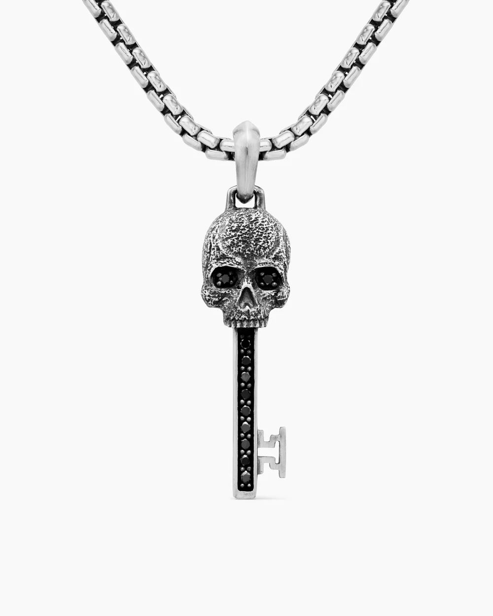 Skull Key Charm