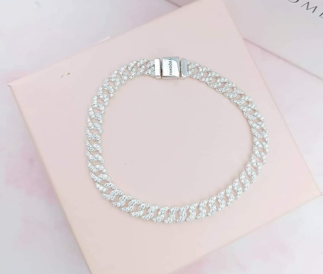 Cuban Chain Bracelet Sterling silver