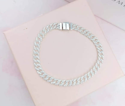 Cuban Chain Bracelet Sterling silver