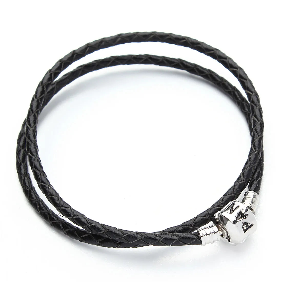 Double layer Braided Leather Bracelet Fit Original unisex