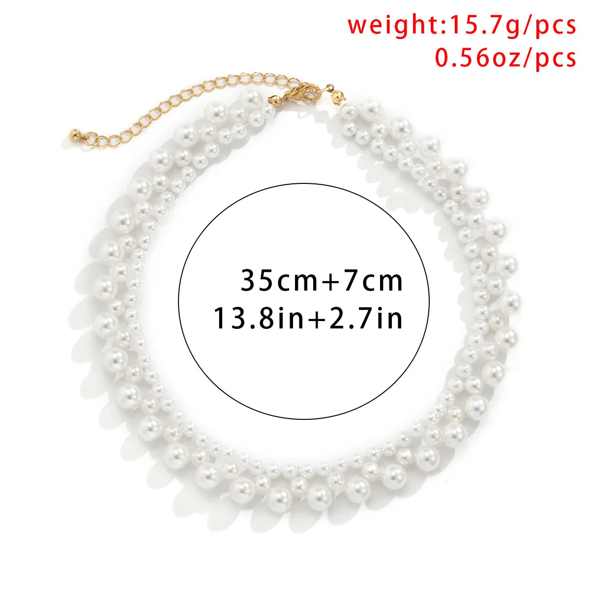 Boho Fashion Imitation Pearl Necklace