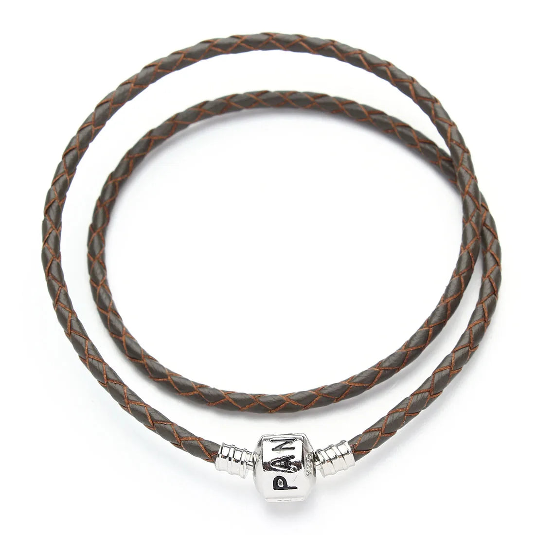 Double layer Braided Leather Bracelet Fit Original unisex