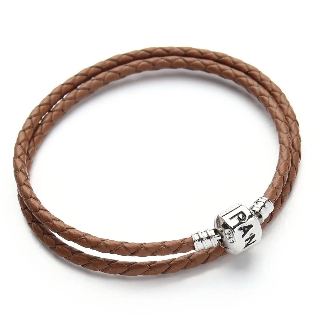 Double layer Braided Leather Bracelet Fit Original unisex