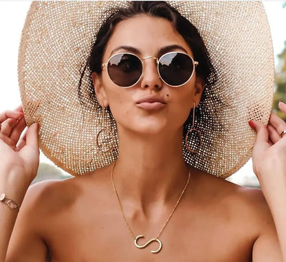 Initial Necklace 100% Stainless Steel