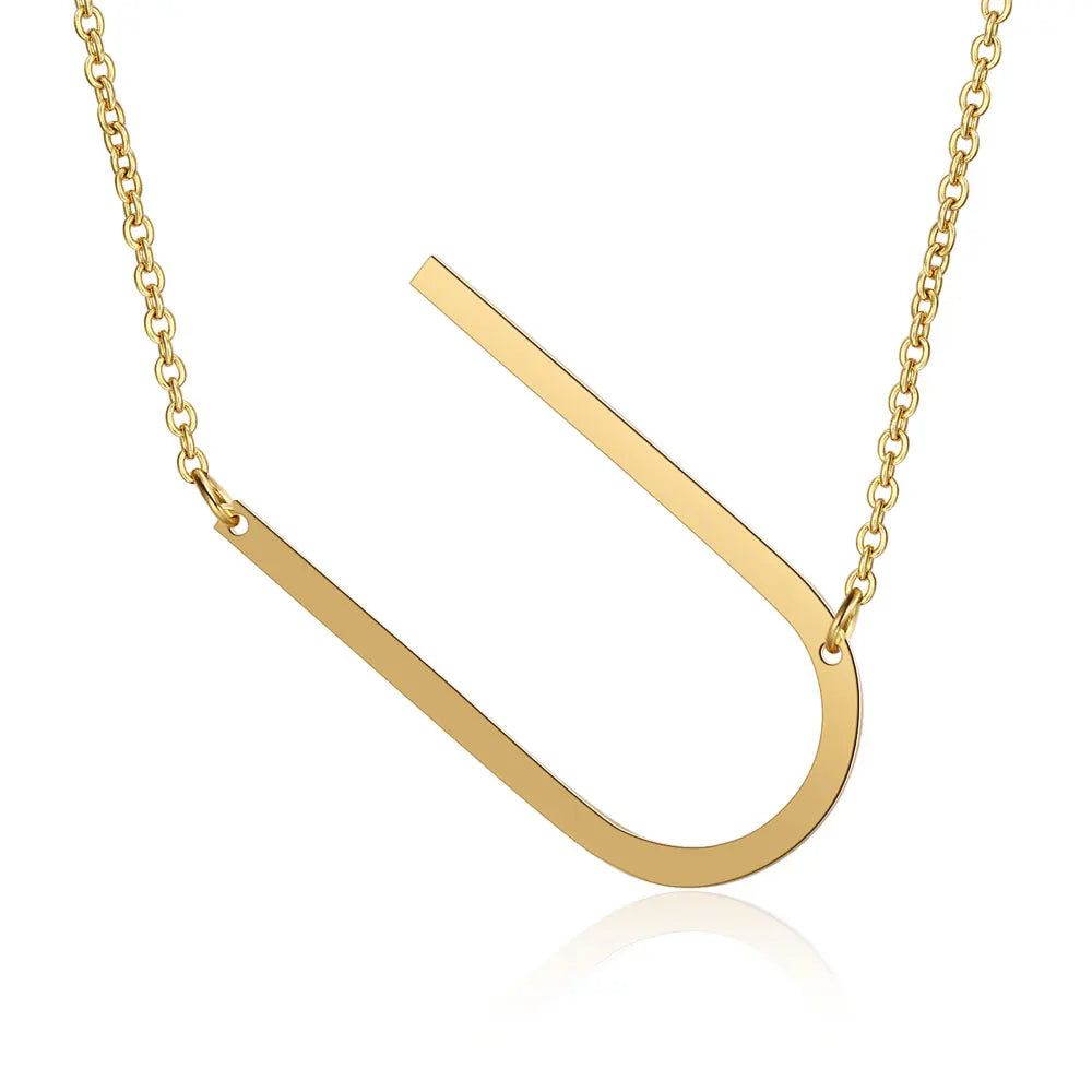 Initial Necklace 100% Stainless Steel