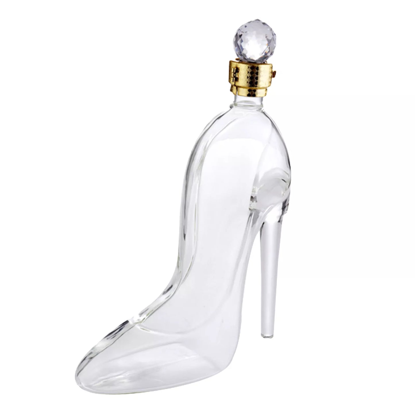 Liquor bottle in the shape of a heel