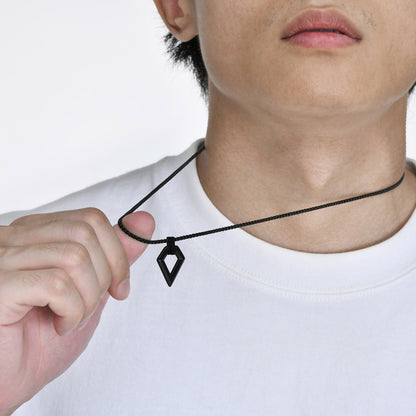 EJ Stainless Steel Three-dimensional 18K Gold Plated PVD Coating Pendant Necklaces