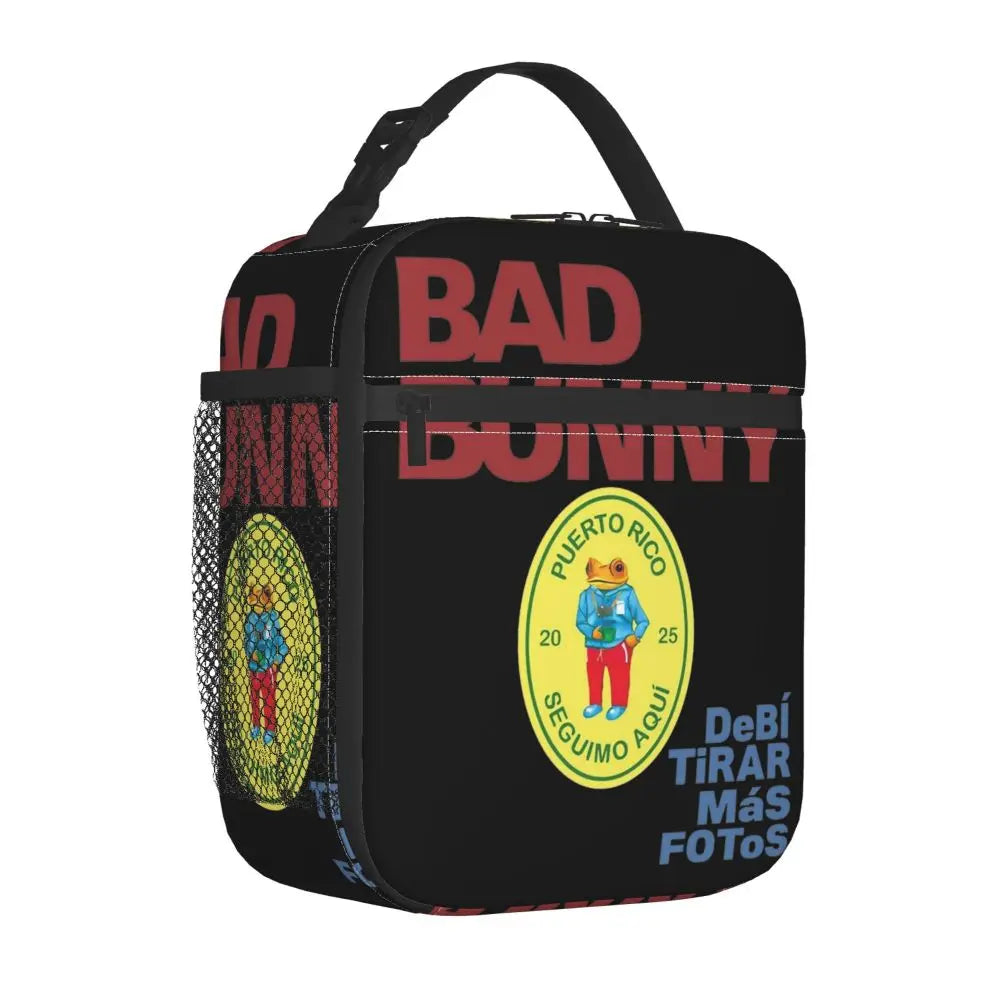 Bad Bunny DTMF Debi Tirar Mas Fotos Insulated Lunch Tote Bag