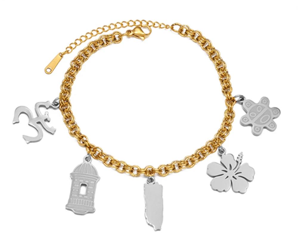 Puerto Rico Bracelets Traditional Symbol