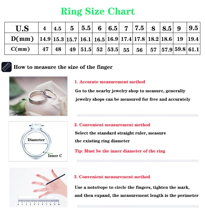 Solitaire  Stainless Steel Rings Interchangeable Cubic Zirconia