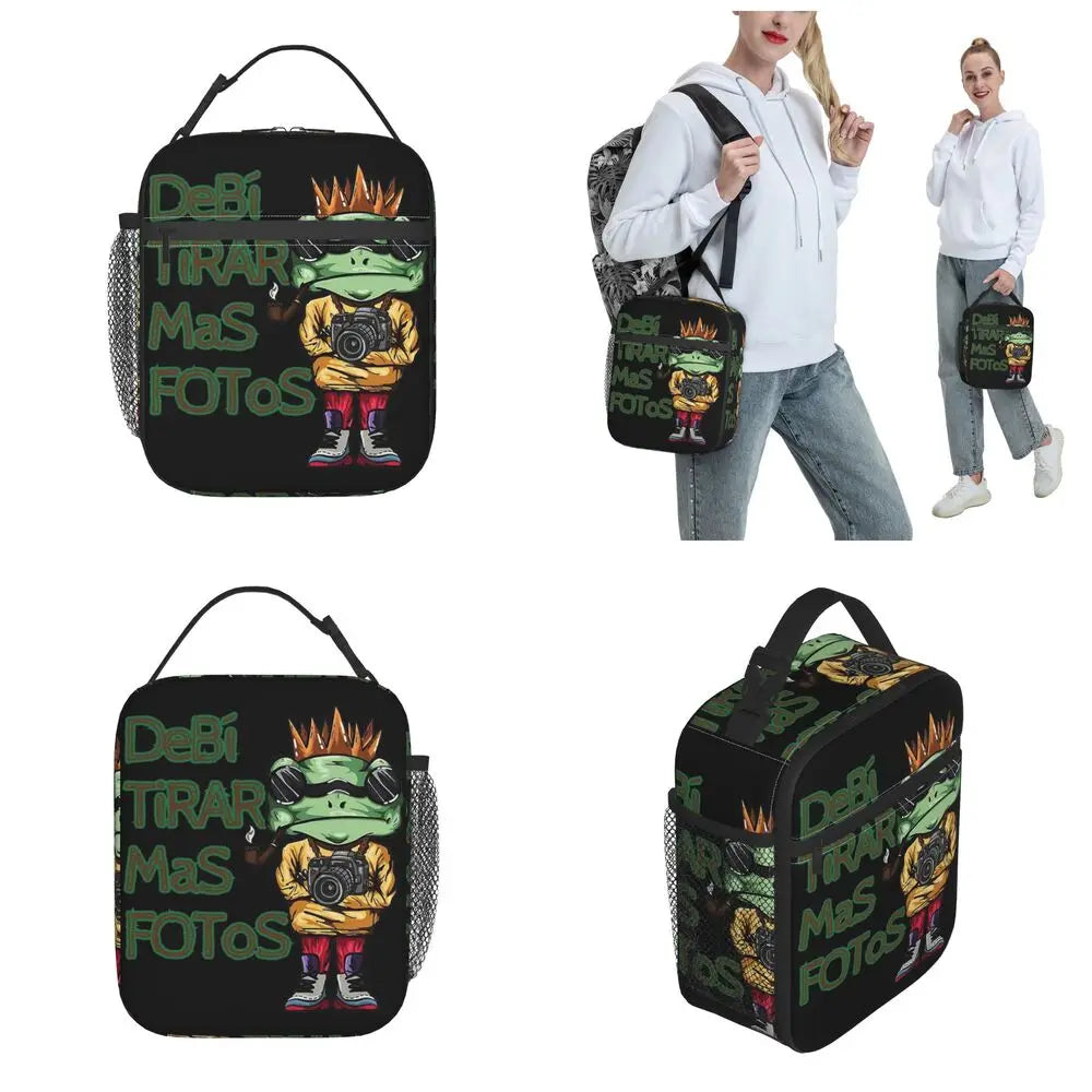 Bad Bunny DTMF Debi Tirar Mas Fotos Insulated Lunch Tote Bag