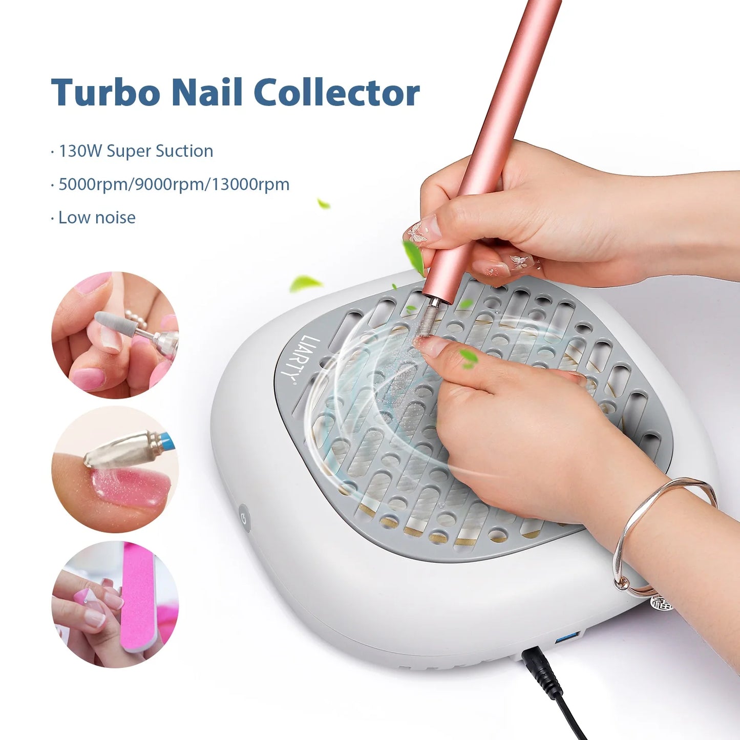 Powerful Brushless Nail Dust Collector