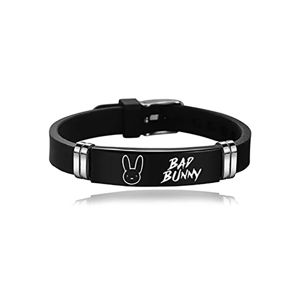 Bad Bunny Stainless Steel Bangle Bracelets / Necklace  Unisex  Wrist Band