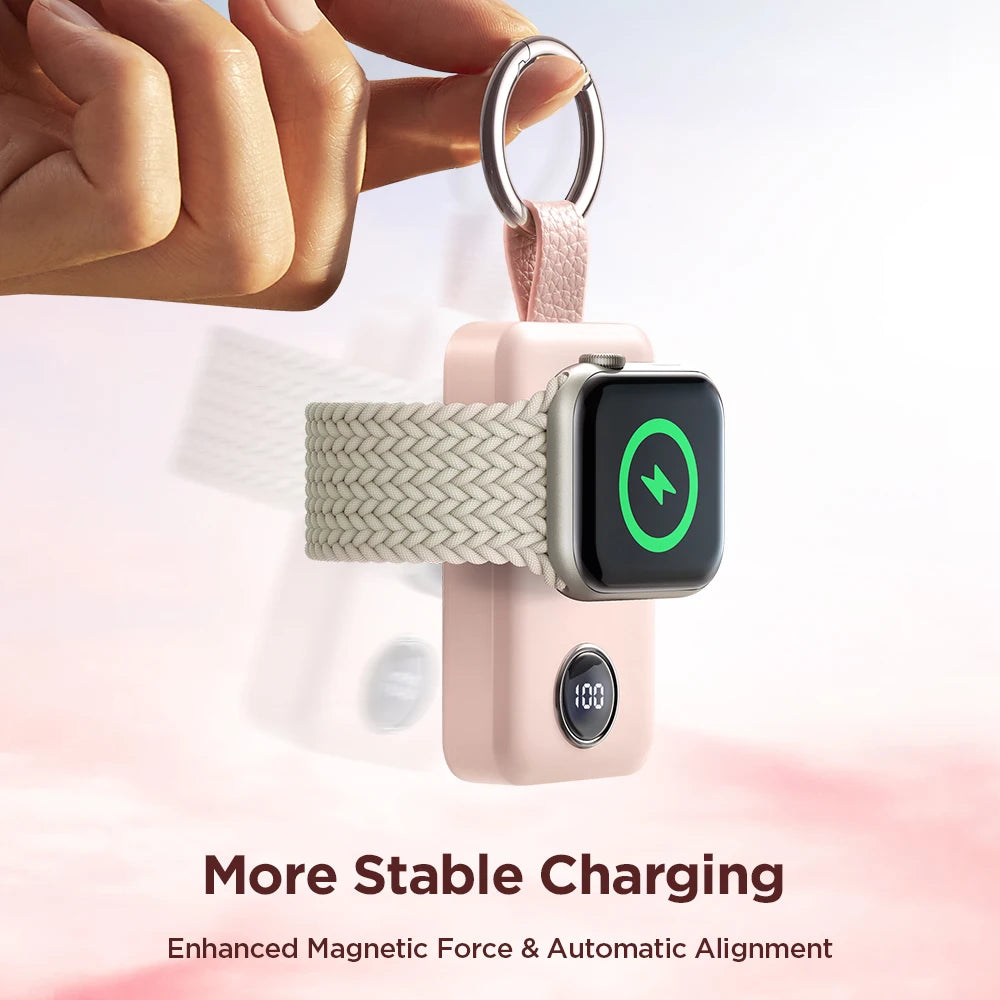 Portable Wireless Charger for Apple Watch Series 8/Ultra/7/6/5/4/3/2/SE