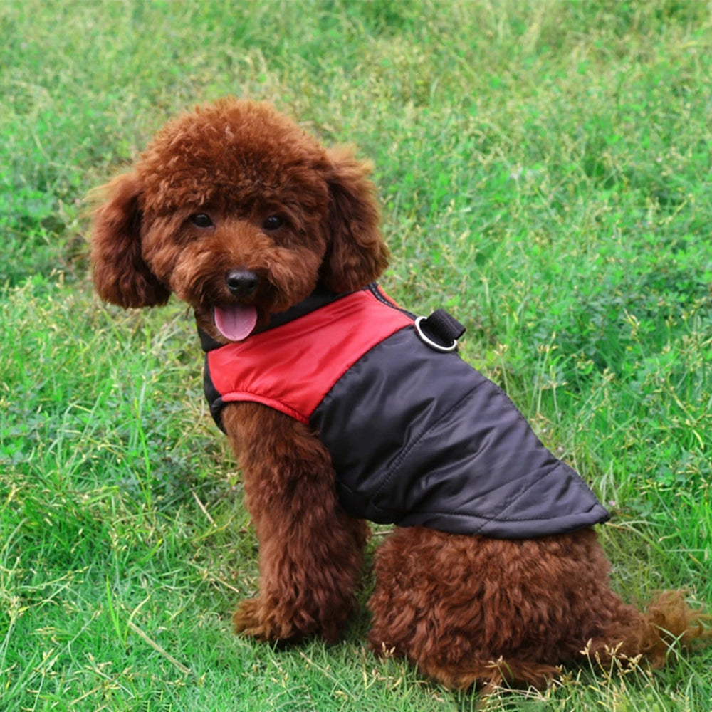 Dog Clothes Zippered Waterproof Pet Vest Jacket For Small Medium Large Dogs