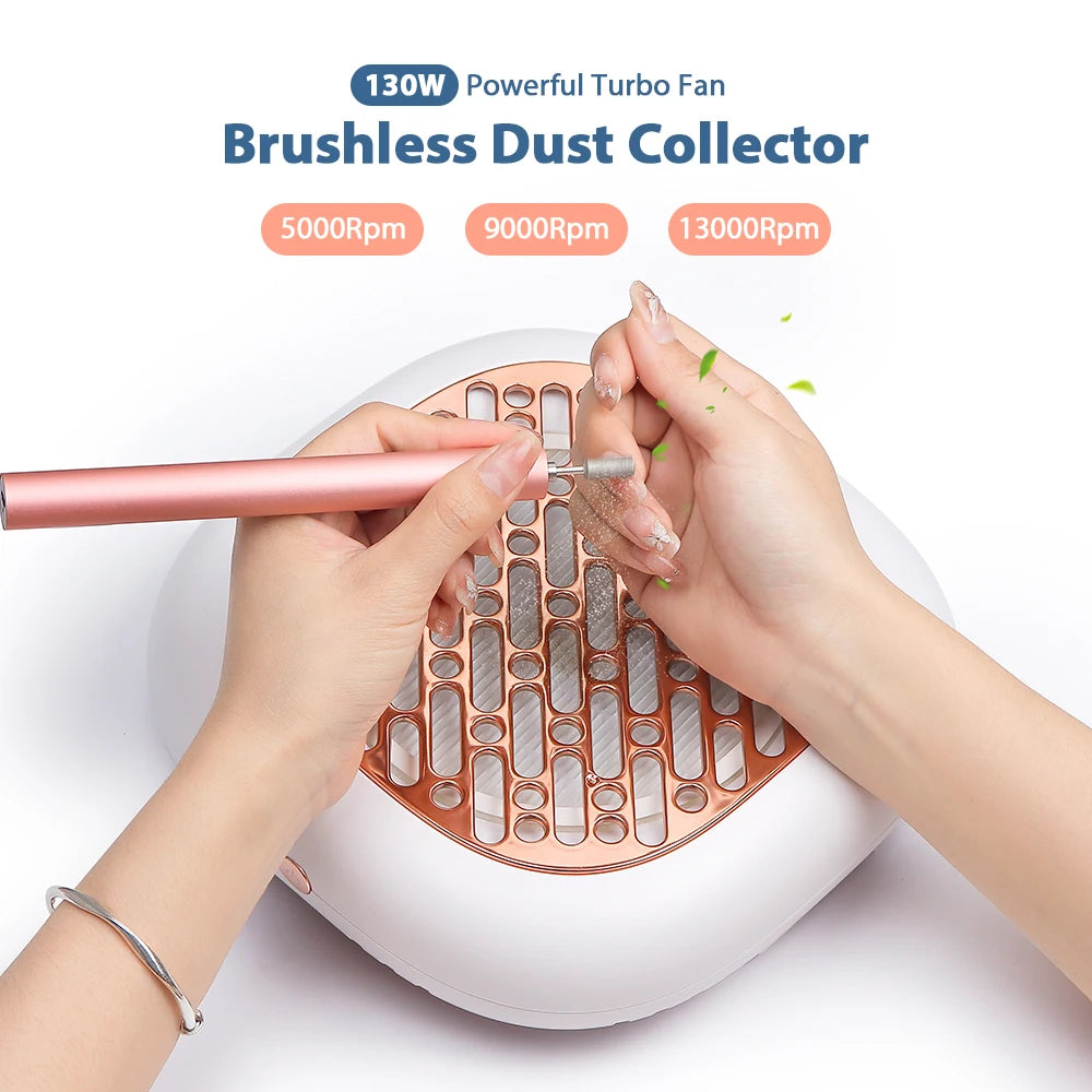 Powerful Brushless Nail Dust Collector