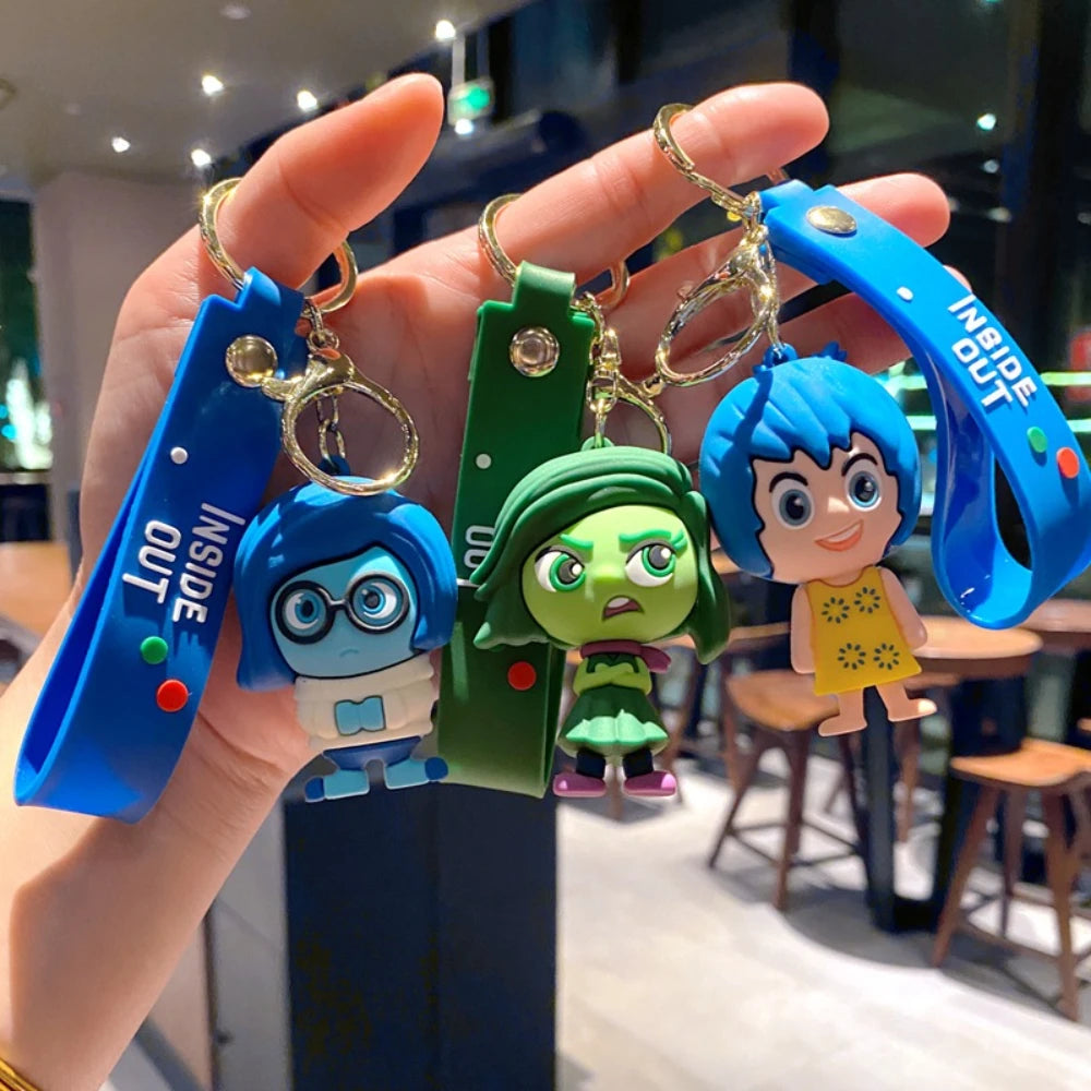 Disney Inside Out Keychains Cartoon