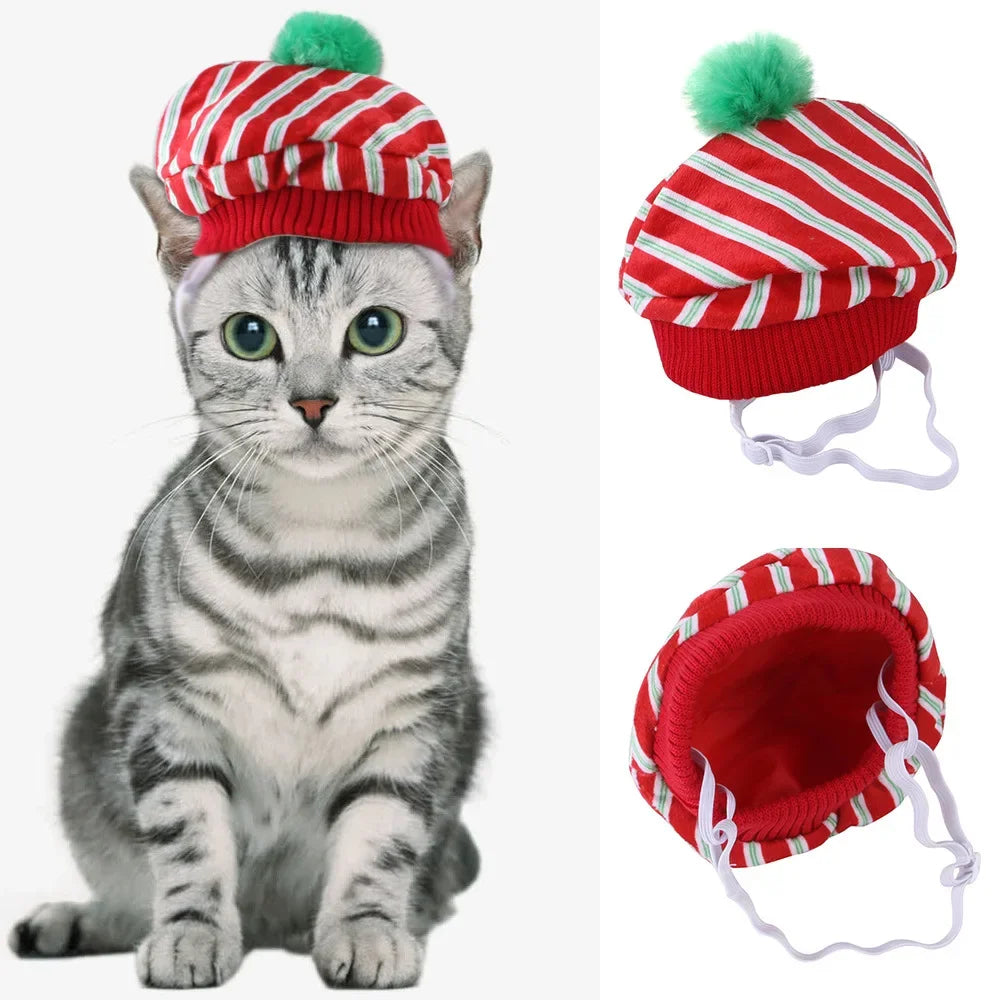 Funny Hat for Cat / Dogs  Costume Pet Headwear Cosplay Keep Warm Theme Party Photo Prop Accessories