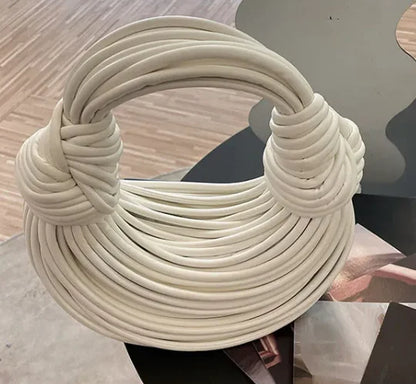 Luxury Designer Brand Handwoven Noodle Bags Rope