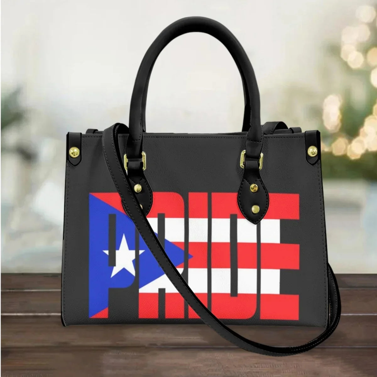 I Love Puerto Rico Design Casual Handbags Totes