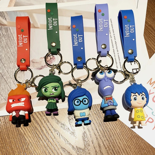 Disney Inside Out Keychains Cartoon