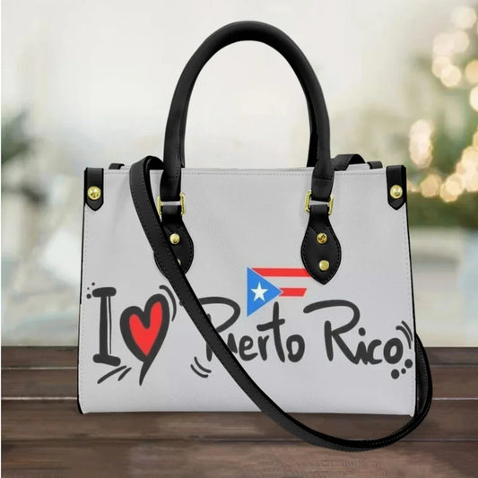 I Love Puerto Rico Design Casual Handbags Totes