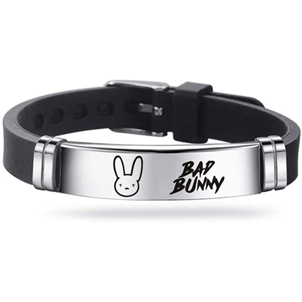 Bad Bunny Stainless Steel Bangle Bracelets / Necklace  Unisex  Wrist Band