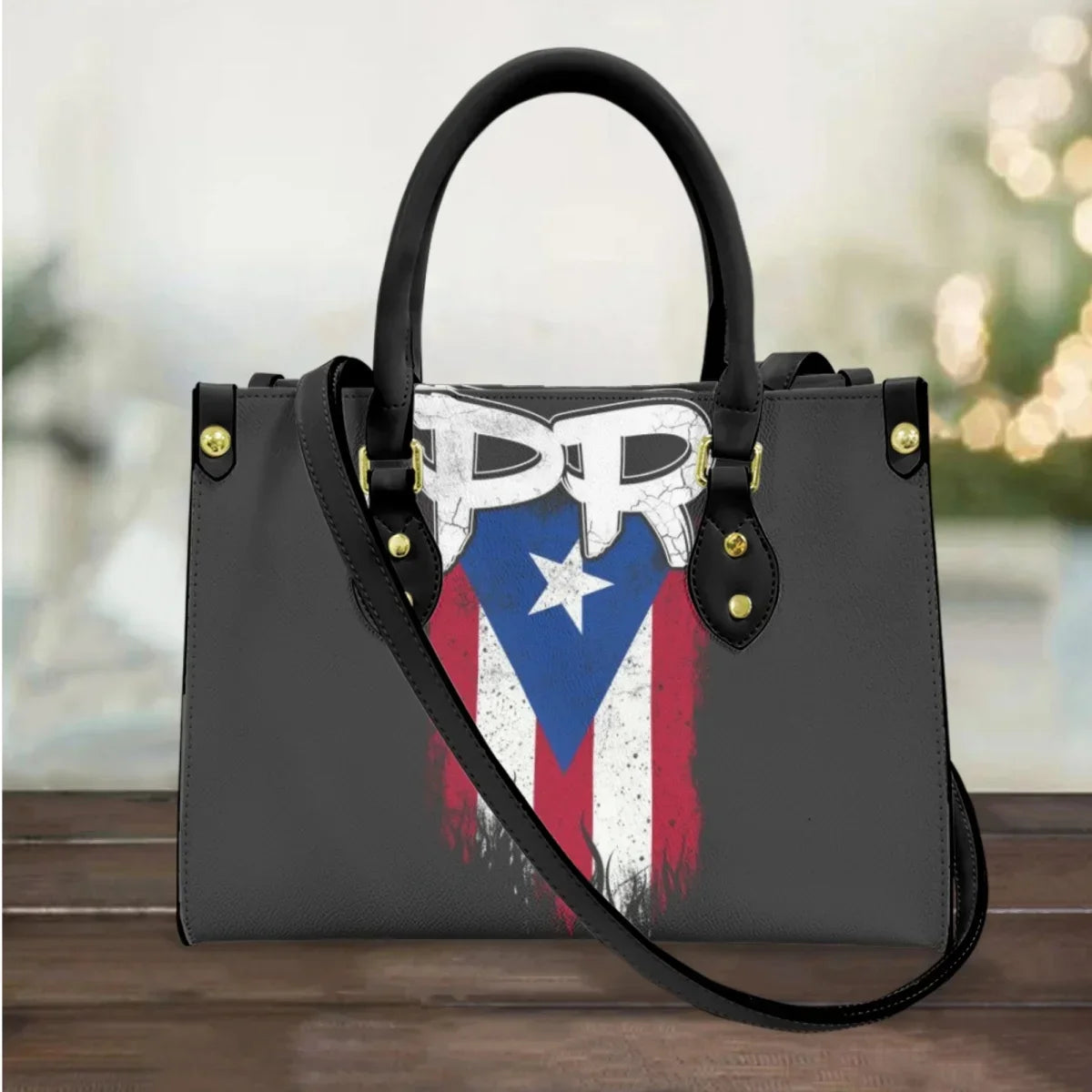 I Love Puerto Rico Design Casual Handbags Totes