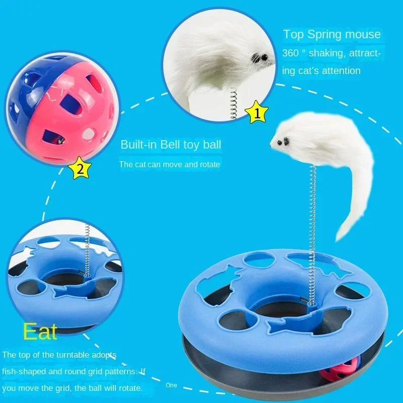 Funny Cat Toys for Indoor Cats Interactive Kitten Toys