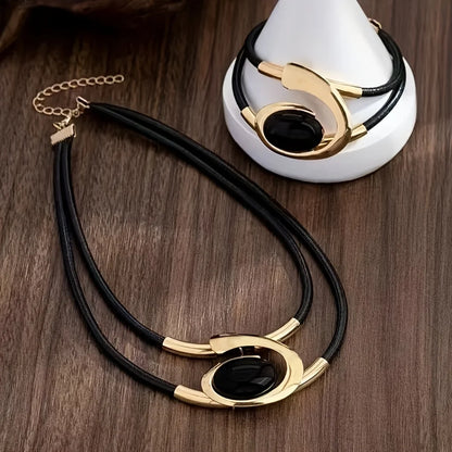 2pcs Elegant Vintage Jewelry Set EJ