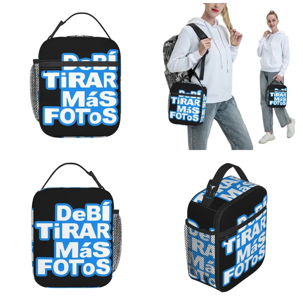 Bad Bunny DTMF Debi Tirar Mas Fotos Insulated Lunch Tote Bag