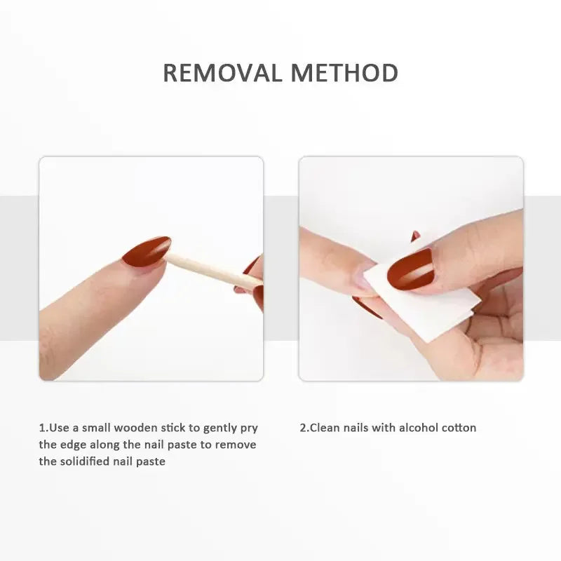 Strips Semi-cured Gel Nail Stickers Waterproof