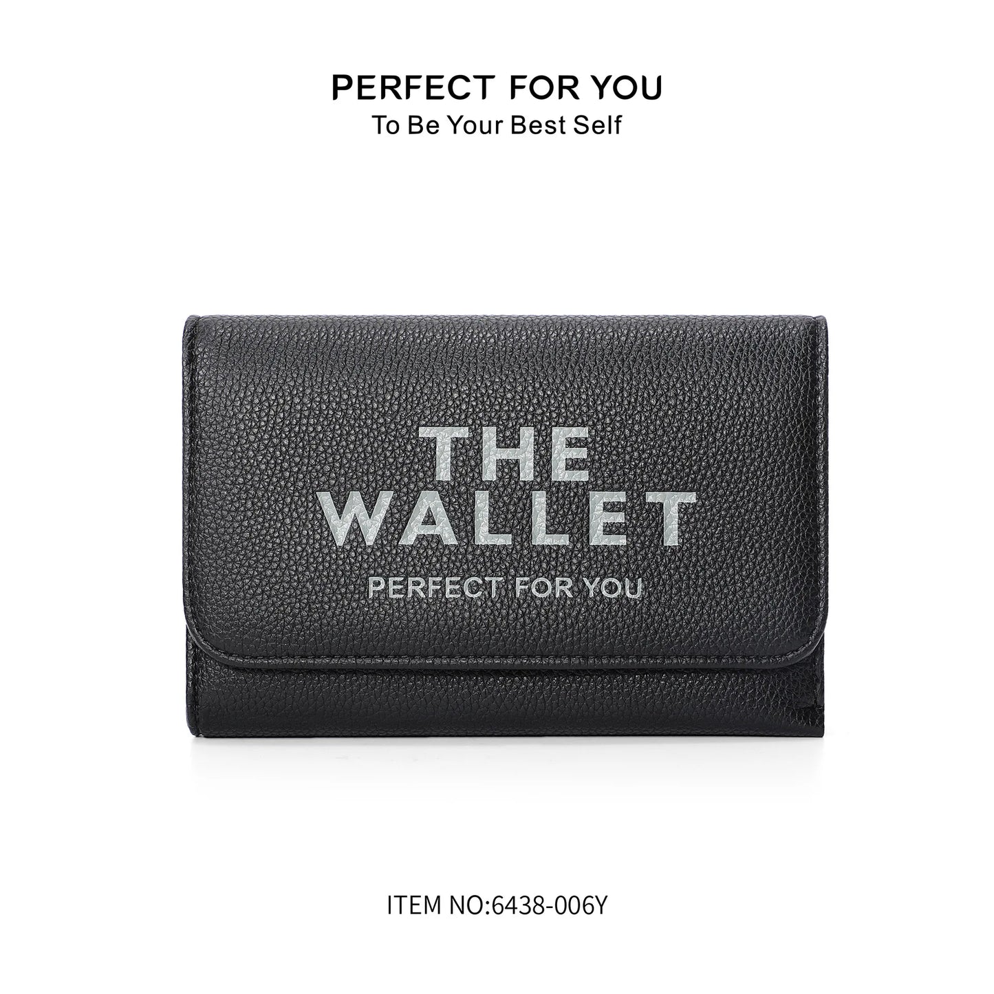 Fashion letter purse Large capacity card holder coin pocket