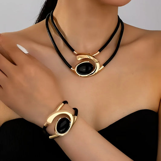 2pcs Elegant Vintage Jewelry Set EJ