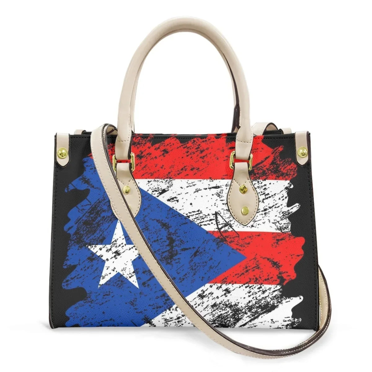 I Love Puerto Rico Design Casual Handbags Totes