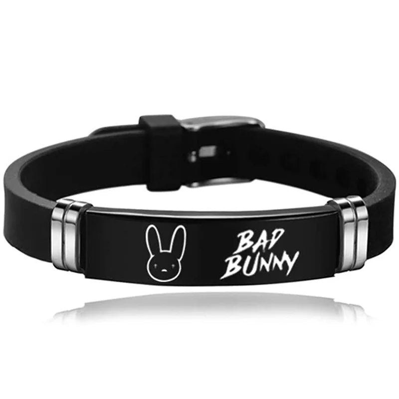 Bad Bunny Stainless Steel Bangle Bracelets / Necklace  Unisex  Wrist Band