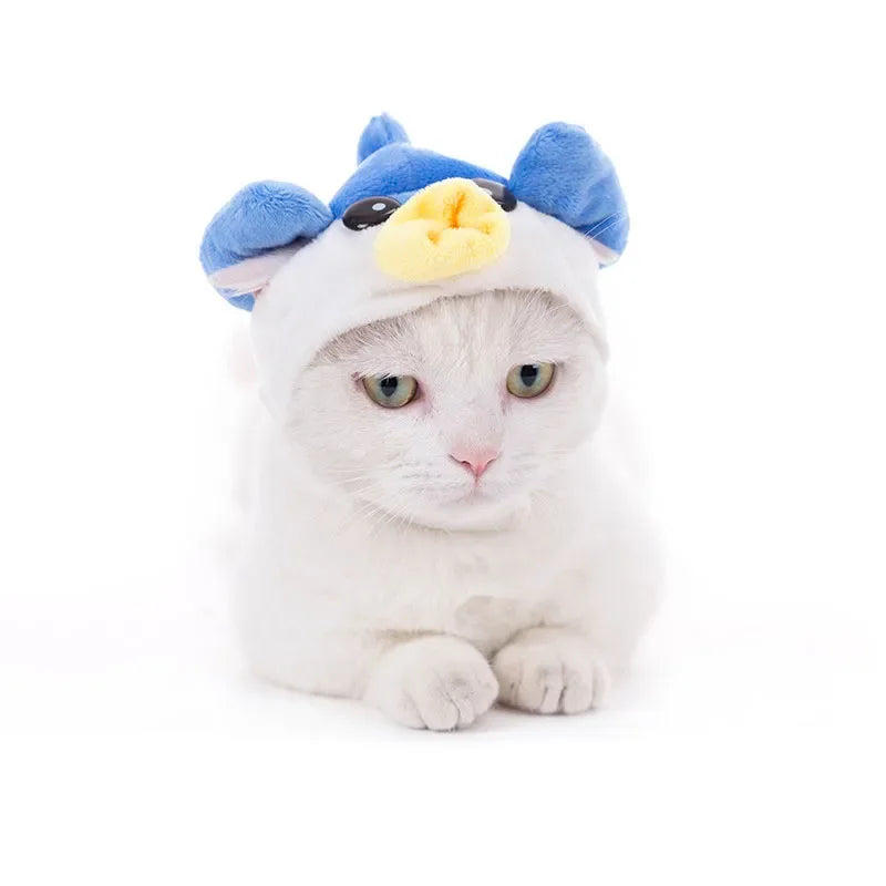 Funny Hat for Cat / Dogs  Costume Pet Headwear Cosplay Keep Warm Theme Party Photo Prop Accessories