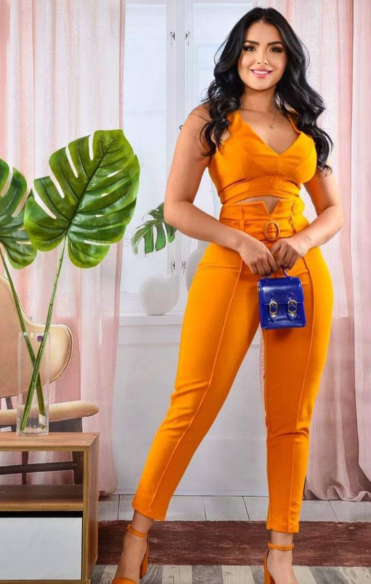 Imported casual top and pants set